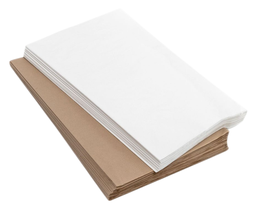 Resmas kraft blanco y marrón-Photoroom